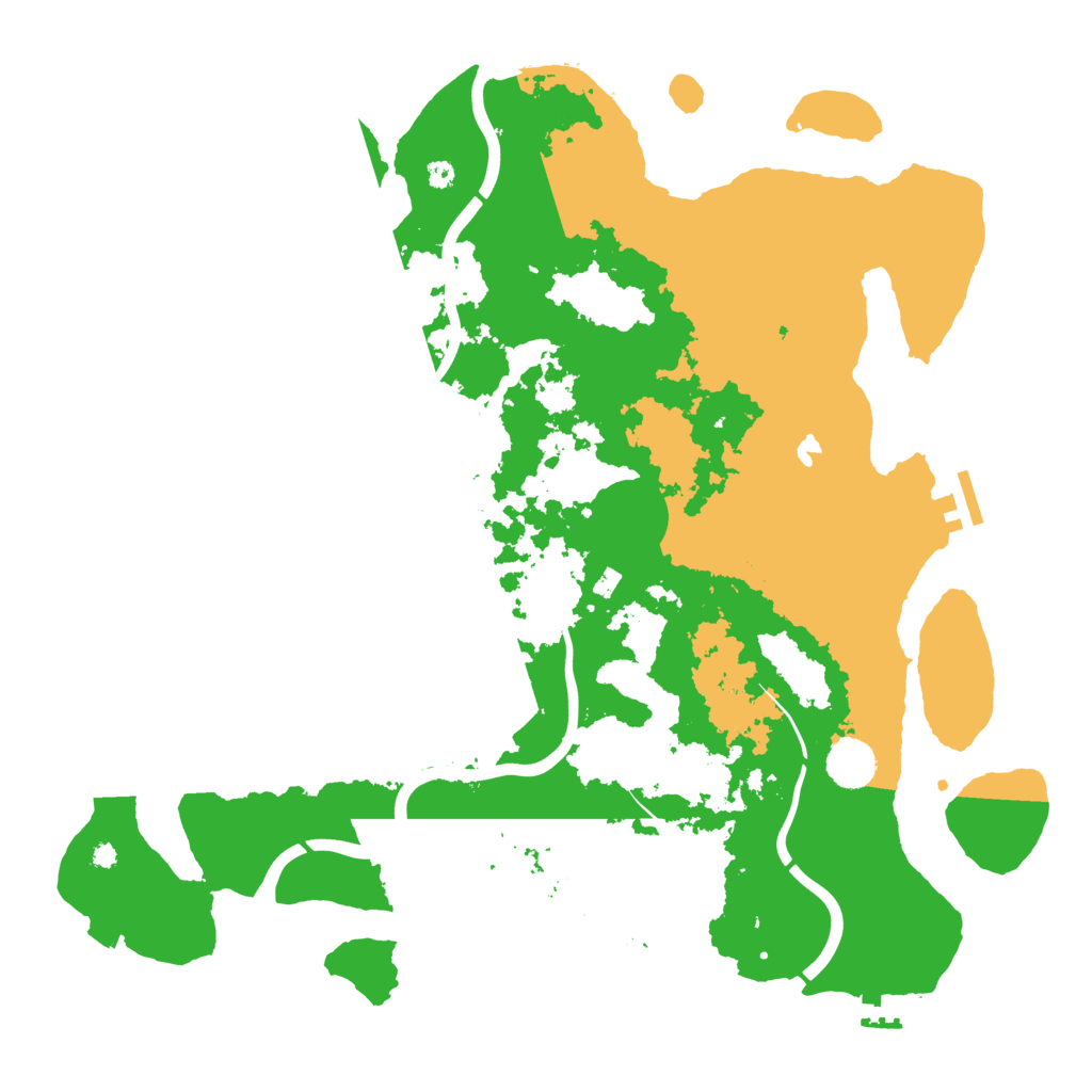 Biome Rust Map: Procedural Map, Size: 4000, Seed: 1078565550