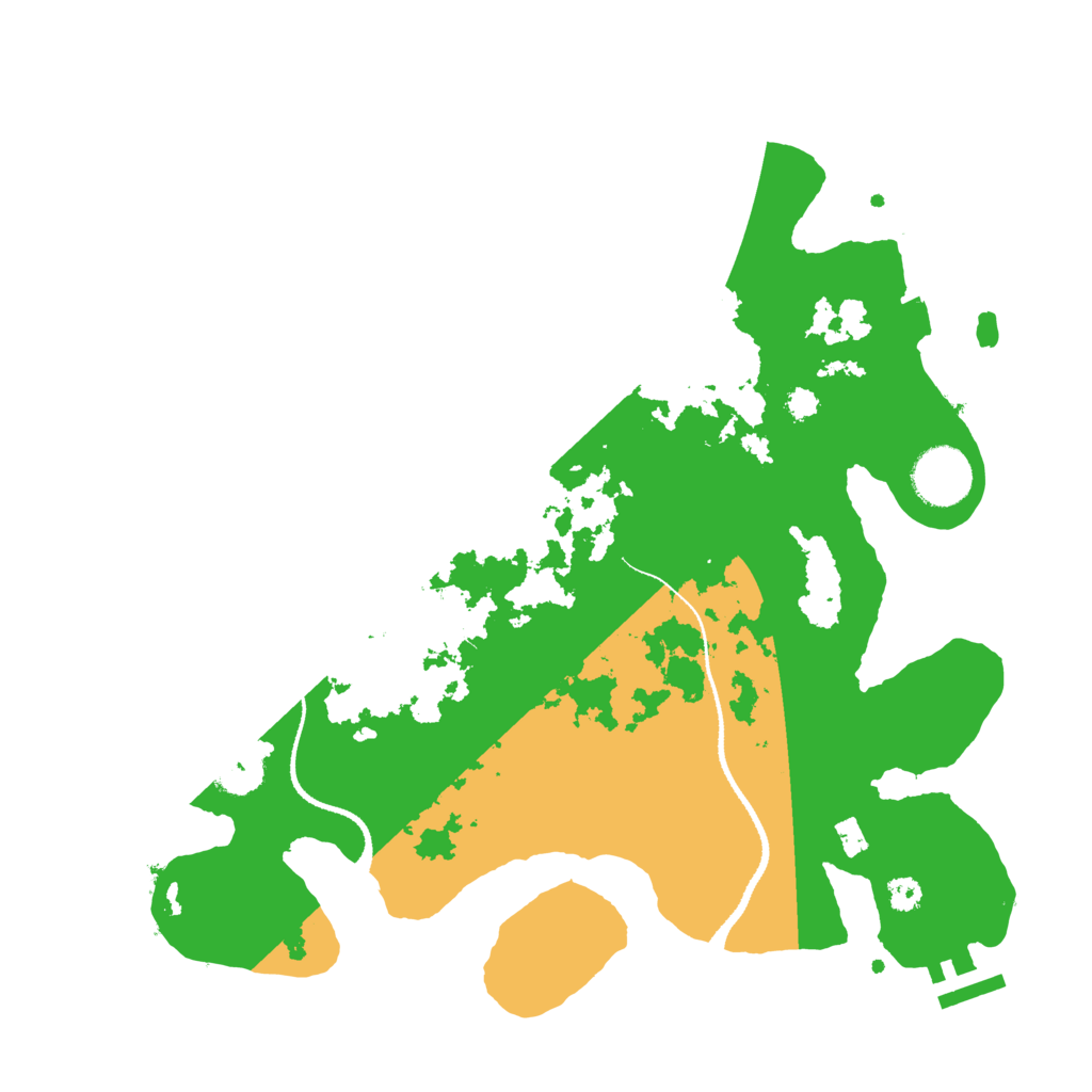 Biome Rust Map: Procedural Map, Size: 3230, Seed: 1458818929