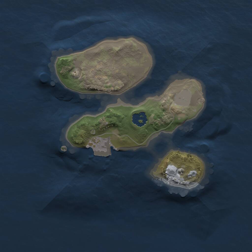 Rust Map: Procedural Map, Size: 1700, Seed: 30420, 1 Monuments