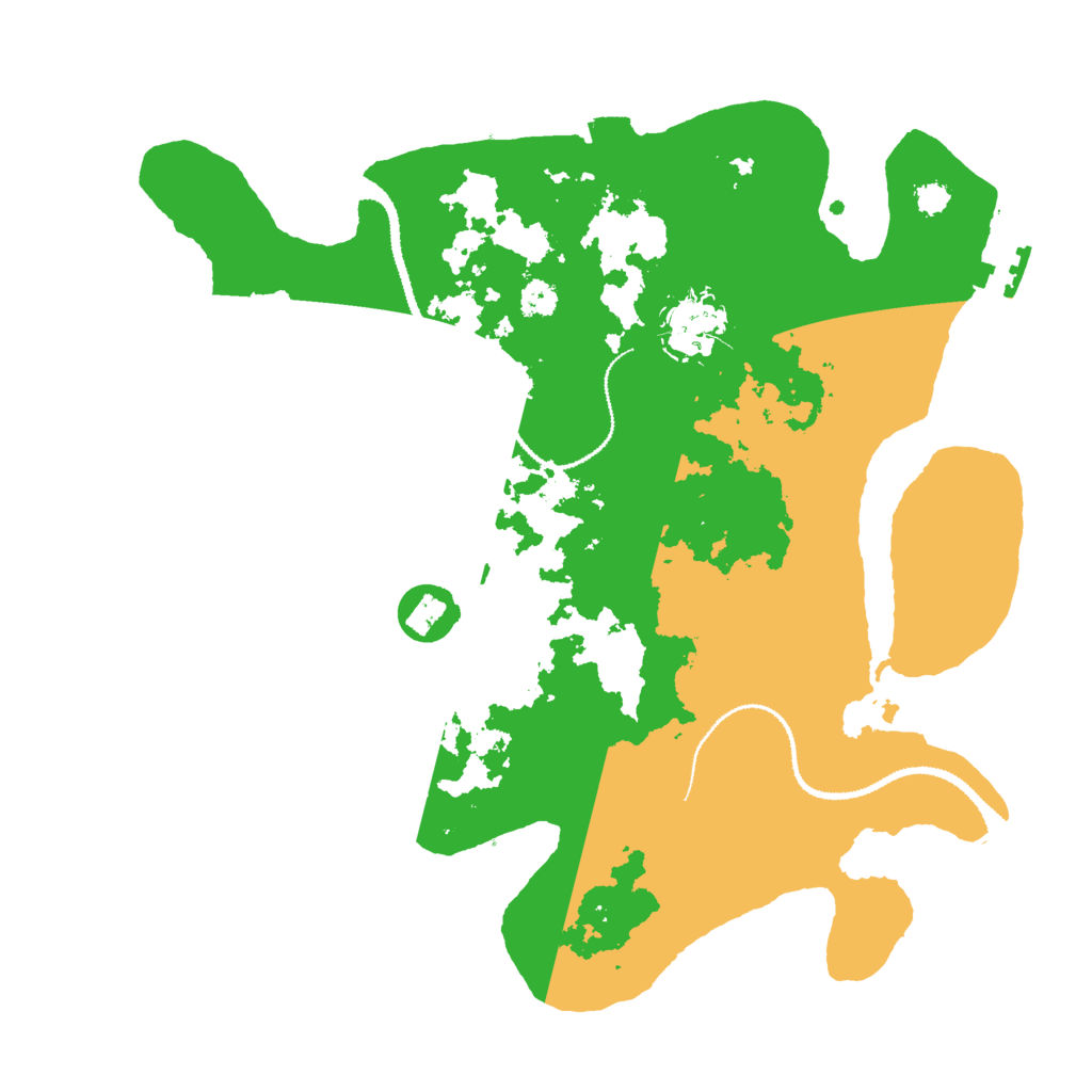 Biome Rust Map: Procedural Map, Size: 3000, Seed: 168466