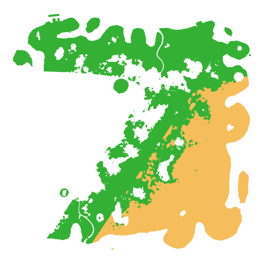 Biome Rust Map: Procedural Map, Size: 5000, Seed: 223318