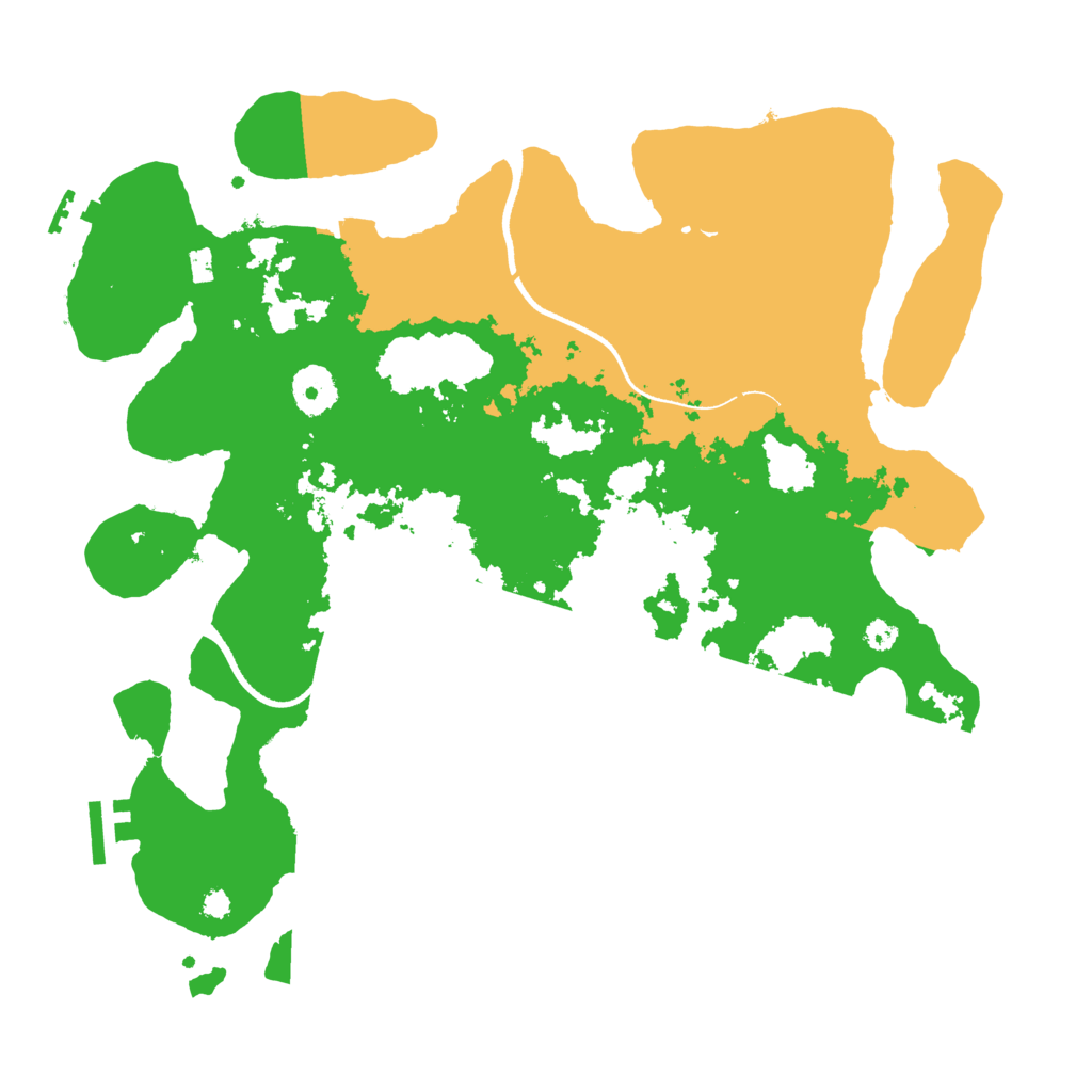 Biome Rust Map: Procedural Map, Size: 3500, Seed: 2603189