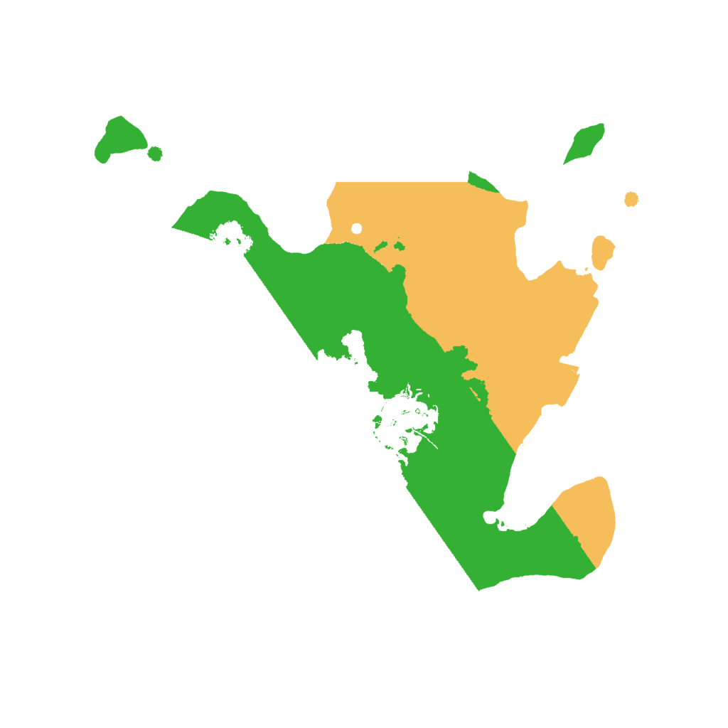 Biome Rust Map: Procedural Map, Size: 2000, Seed: 14756