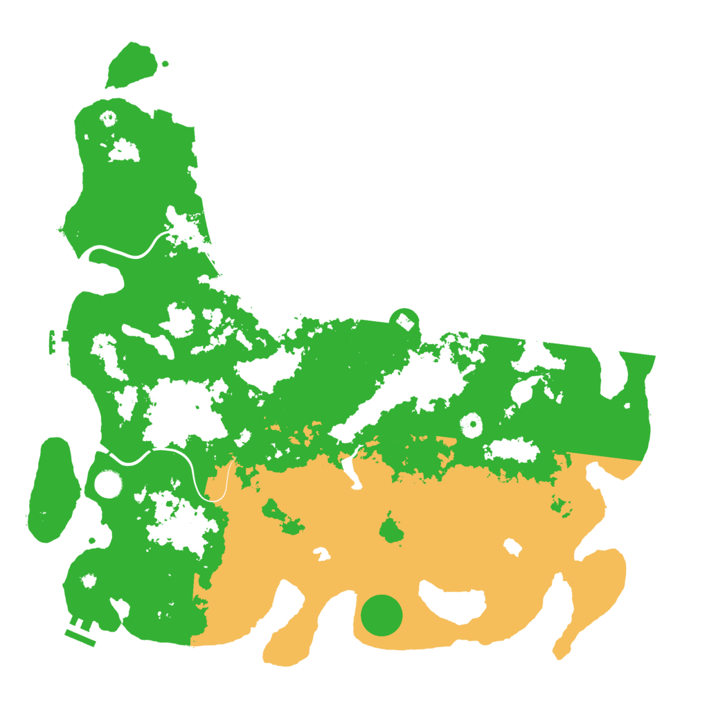 Biome Rust Map: Procedural Map, Size: 4500, Seed: 427023671