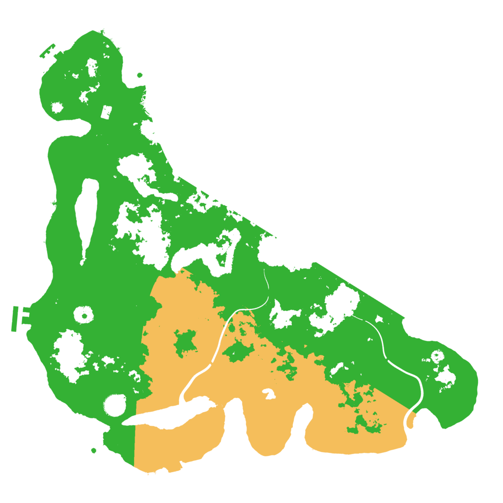 Biome Rust Map: Procedural Map, Size: 4000, Seed: 704763277