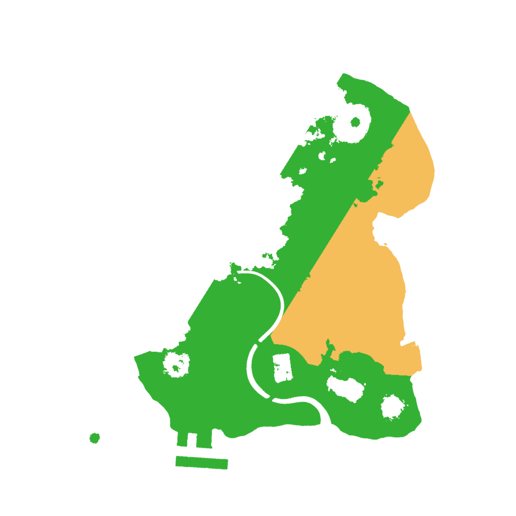 Biome Rust Map: Procedural Map, Size: 2000, Seed: 85768