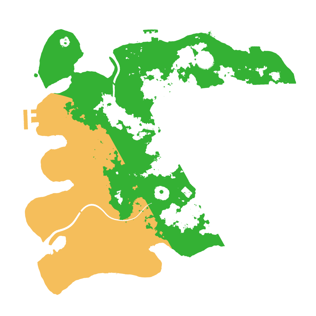 Biome Rust Map: Procedural Map, Size: 3250, Seed: 567135014