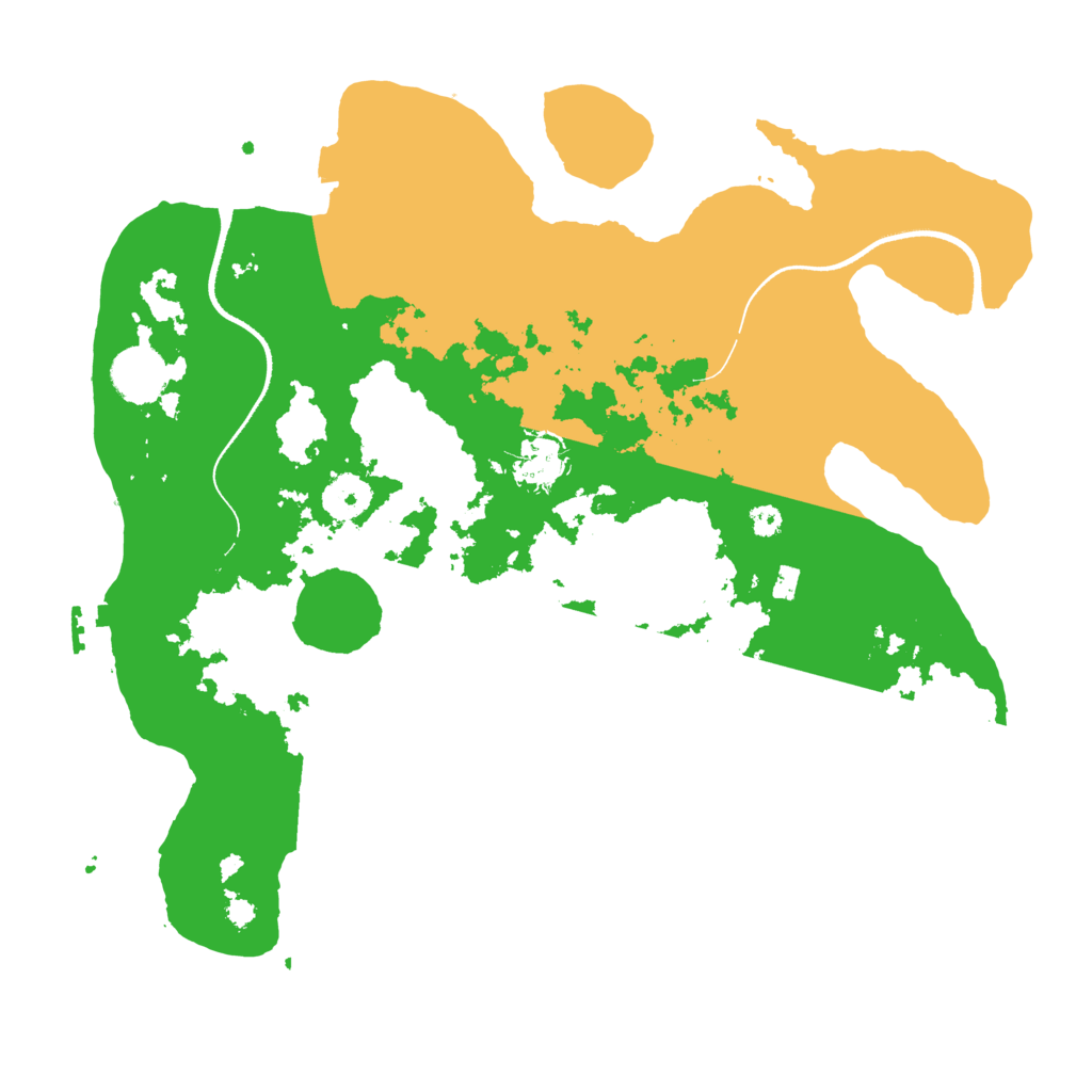Biome Rust Map: Procedural Map, Size: 3500, Seed: 786527663