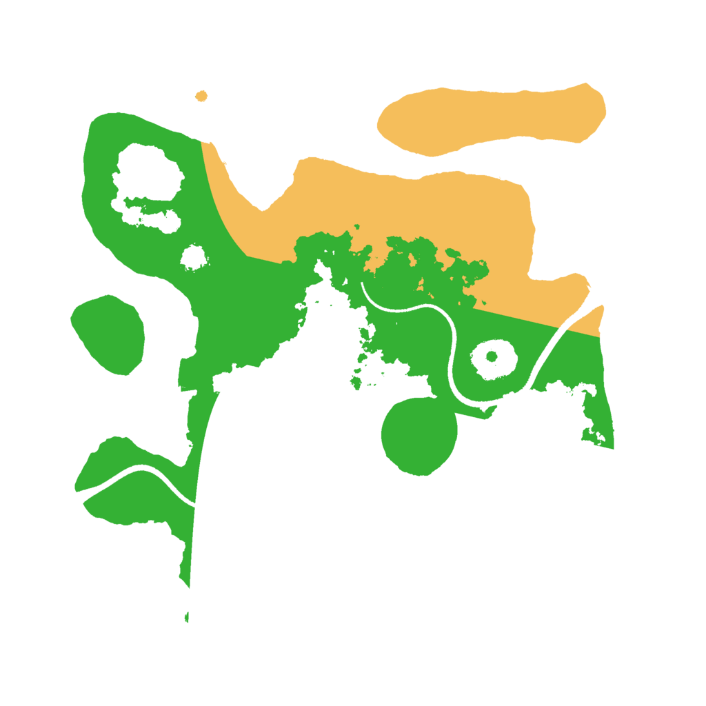 Biome Rust Map: Procedural Map, Size: 2500, Seed: 445821