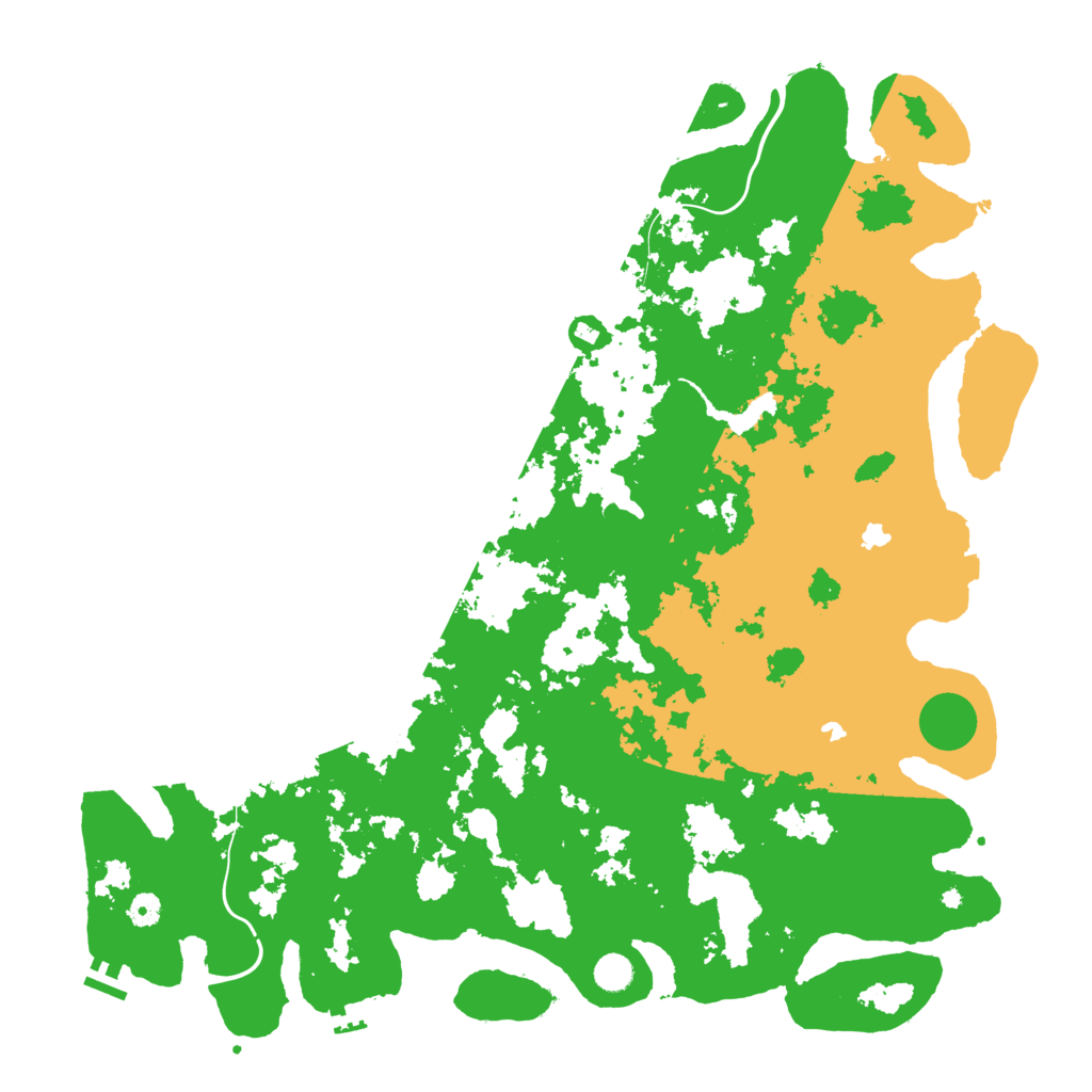 Biome Rust Map: Procedural Map, Size: 5000, Seed: 14212