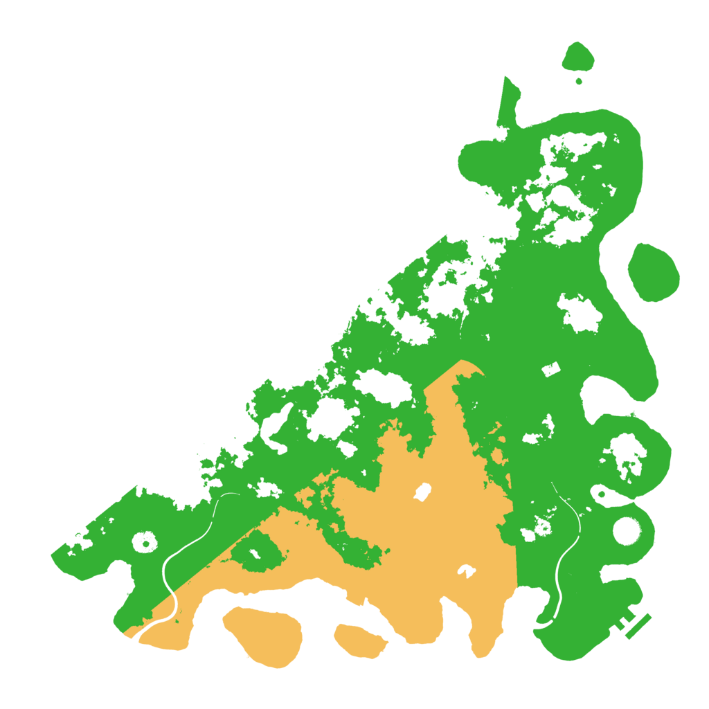 Biome Rust Map: Procedural Map, Size: 4500, Seed: 635672859