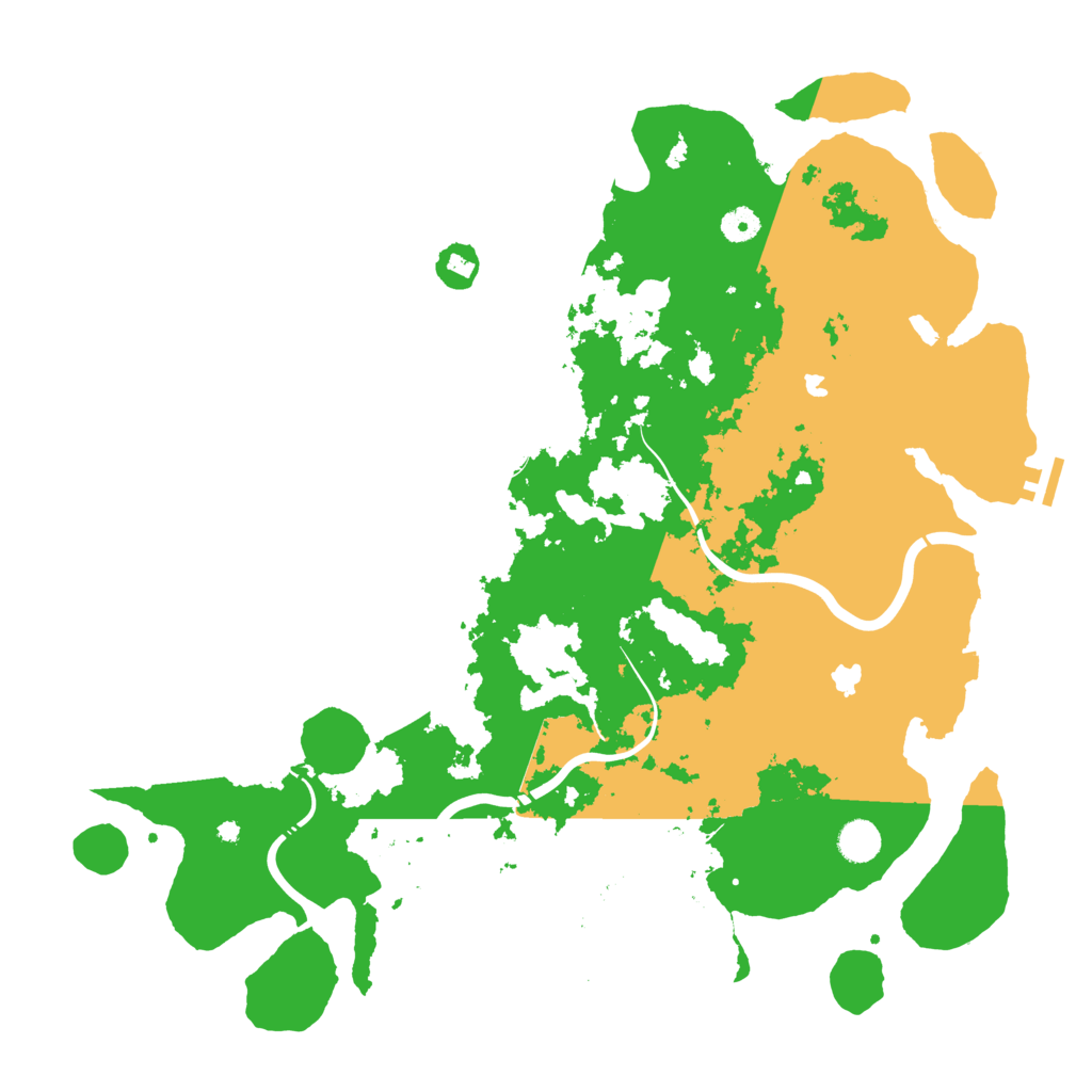 Biome Rust Map: Procedural Map, Size: 4500, Seed: 861328436