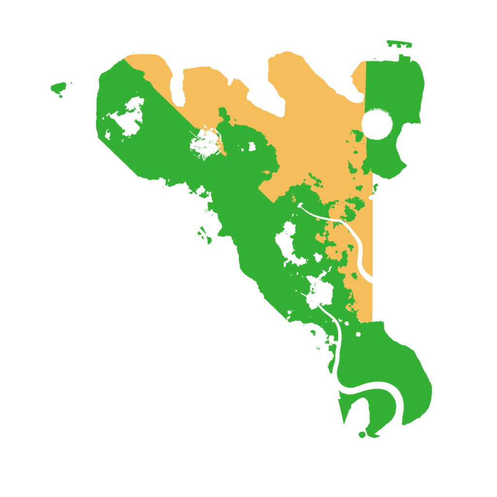 Biome Rust Map: Procedural Map, Size: 3000, Seed: 1563540995