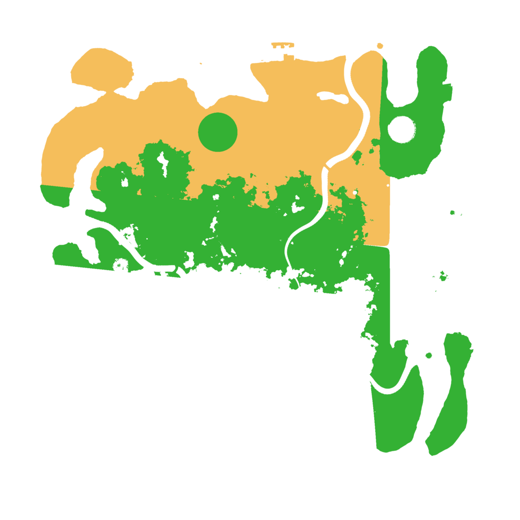 Biome Rust Map: Procedural Map, Size: 3500, Seed: 683877864