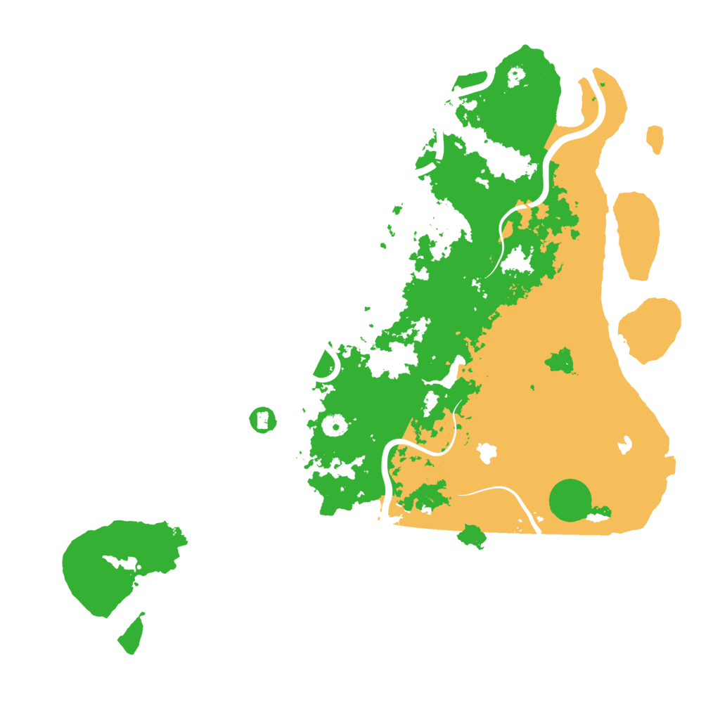Biome Rust Map: Procedural Map, Size: 4500, Seed: 2112609677