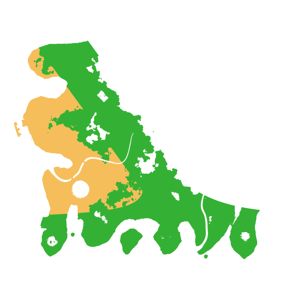 Biome Rust Map: Procedural Map, Size: 3000, Seed: 342342