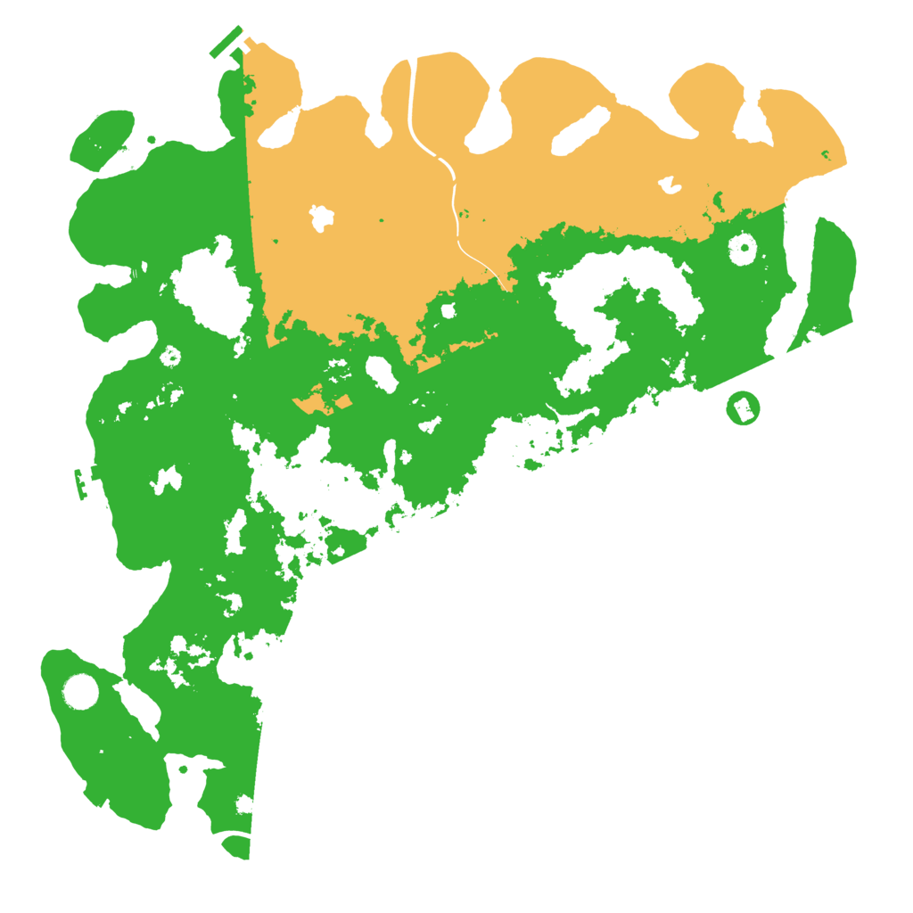Biome Rust Map: Procedural Map, Size: 4500, Seed: 2090917780