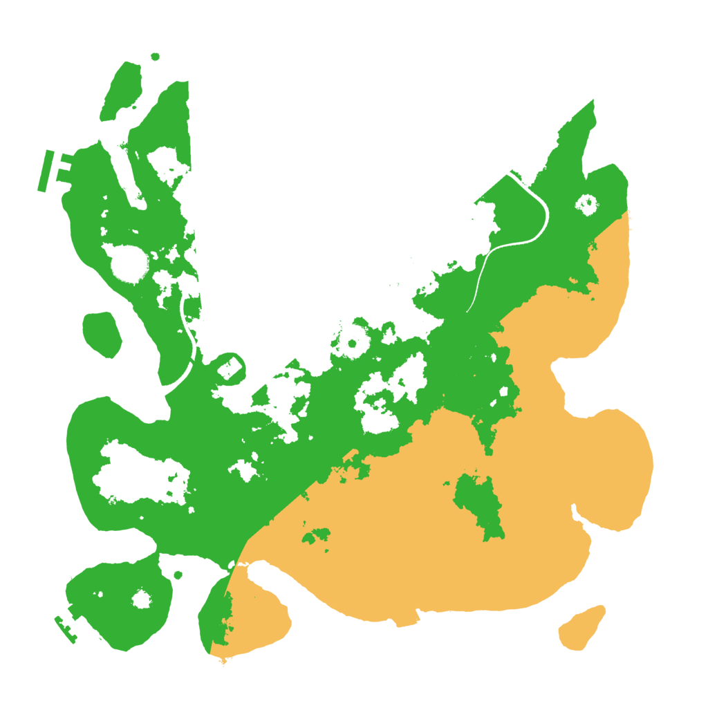 Biome Rust Map: Procedural Map, Size: 3400, Seed: 636967