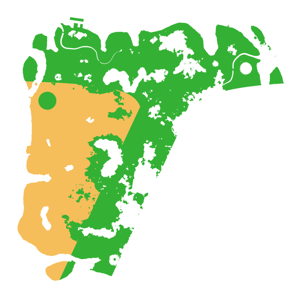 Biome Rust Map: Procedural Map, Size: 4500, Seed: 6234211