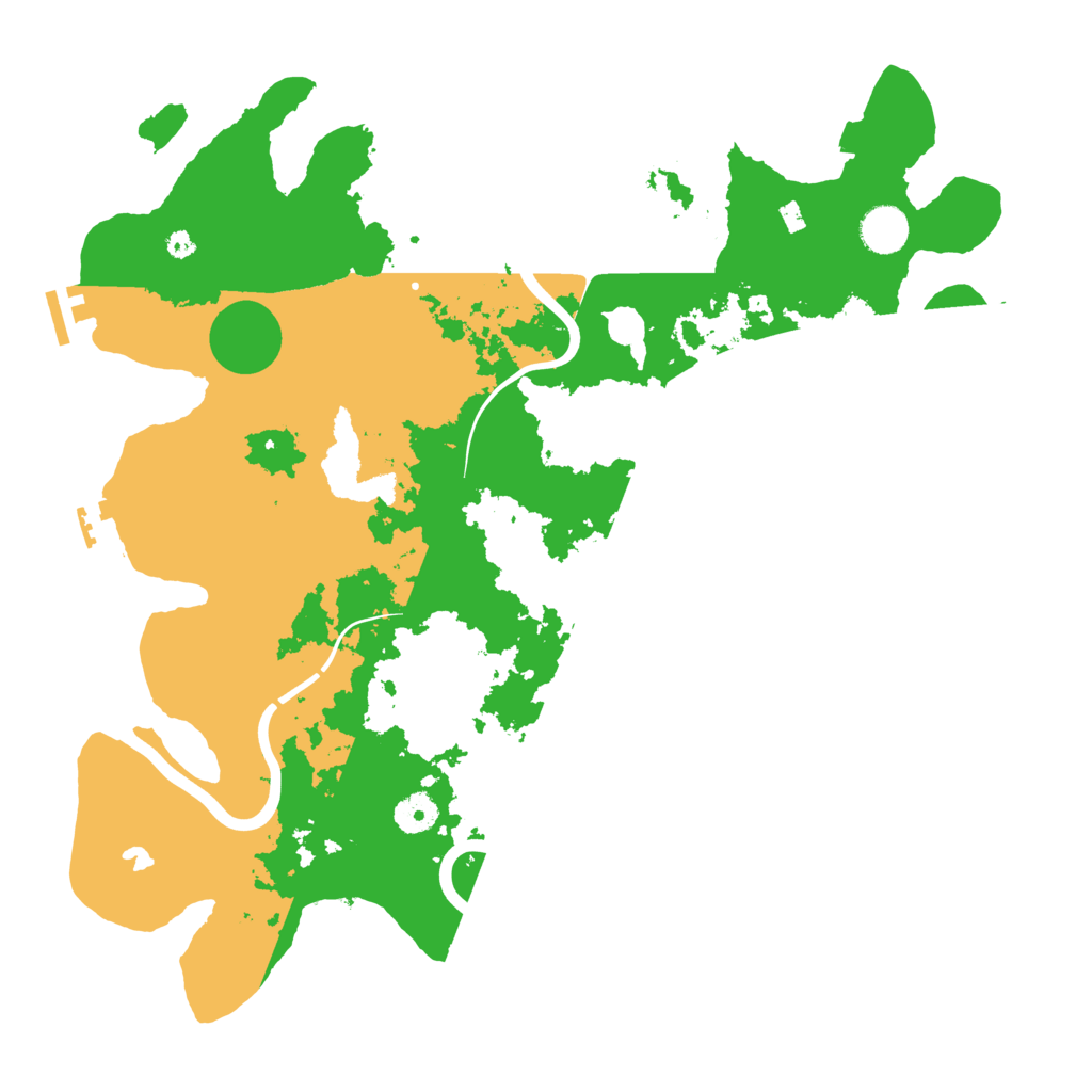 Biome Rust Map: Procedural Map, Size: 4000, Seed: 405490217