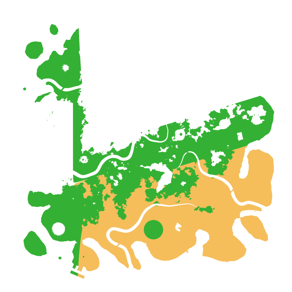 Biome Rust Map: Procedural Map, Size: 4000, Seed: 158429005
