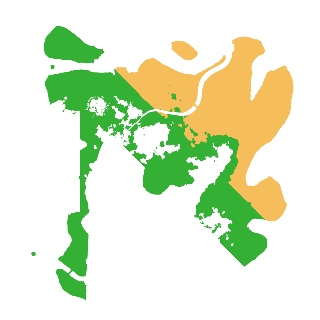 Biome Rust Map: Procedural Map, Size: 3000, Seed: 667608298