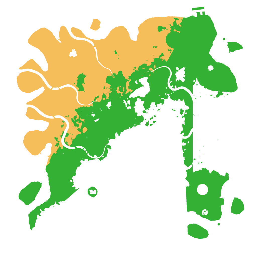 Biome Rust Map: Procedural Map, Size: 4250, Seed: 751696122