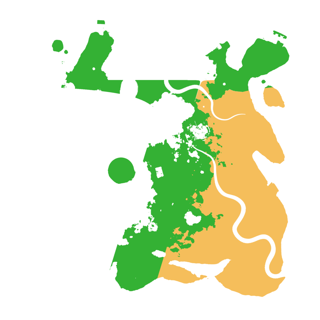 Biome Rust Map: Procedural Map, Size: 3300, Seed: 782445