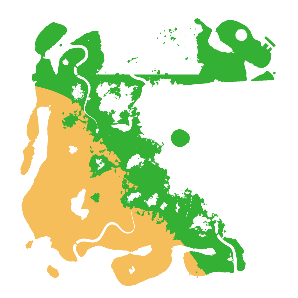 Biome Rust Map: Procedural Map, Size: 4500, Seed: 184499627