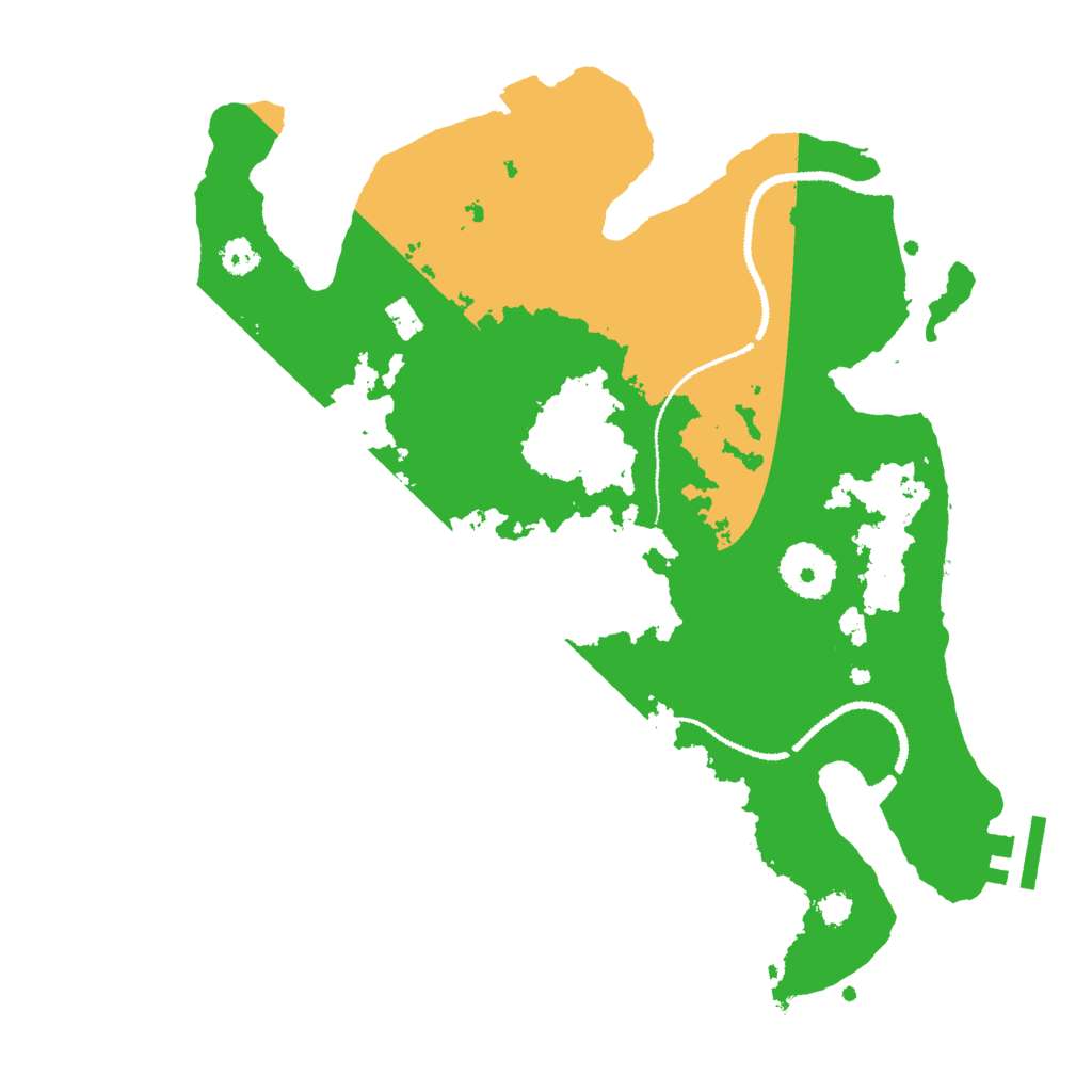 Biome Rust Map: Procedural Map, Size: 3000, Seed: 1090736492