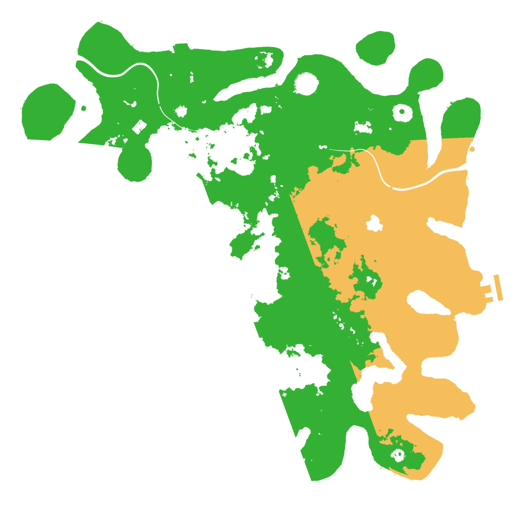 Biome Rust Map: Procedural Map, Size: 4000, Seed: 9311