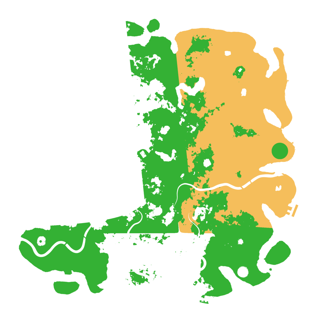Biome Rust Map: Procedural Map, Size: 5000, Seed: 234