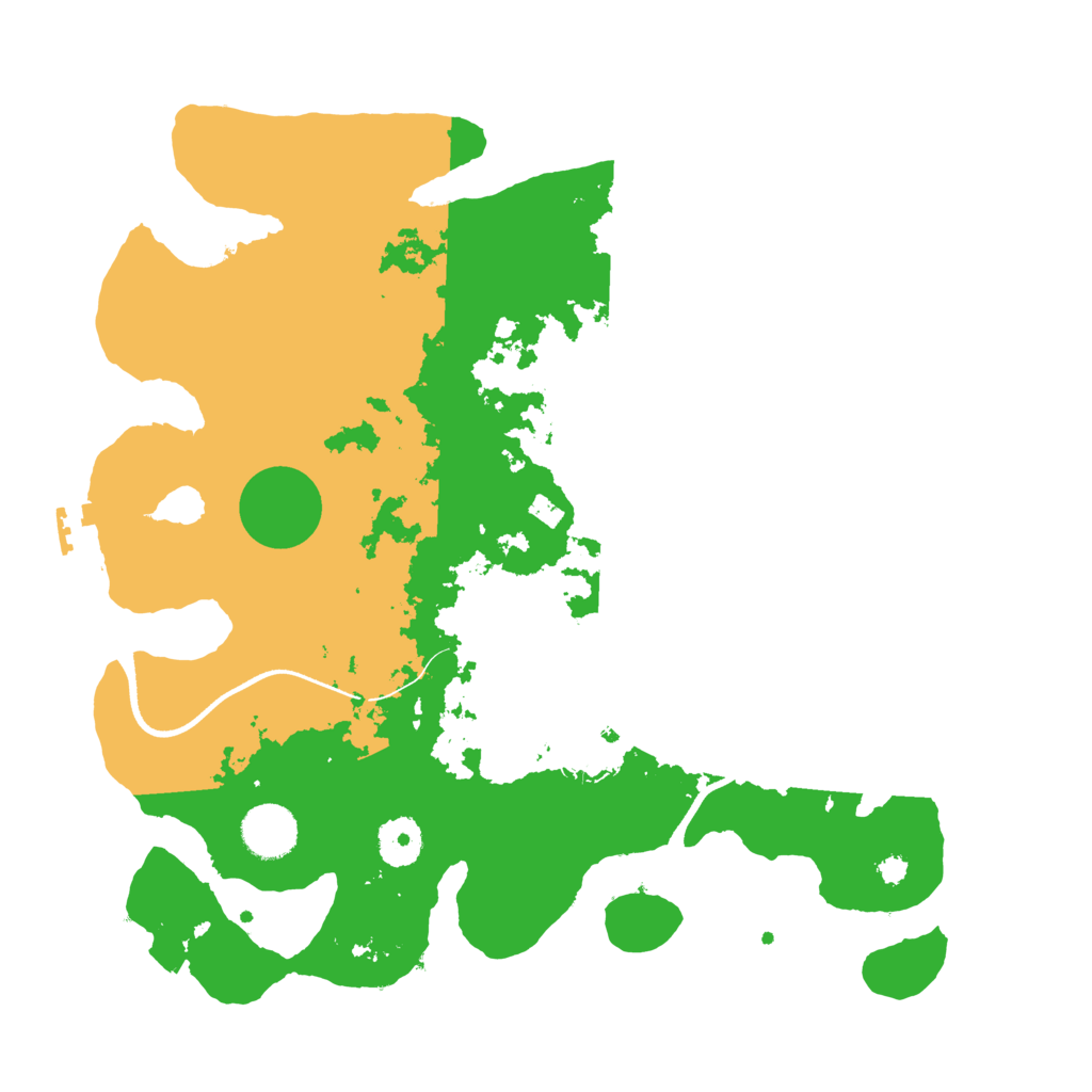 Biome Rust Map: Procedural Map, Size: 3500, Seed: 3123