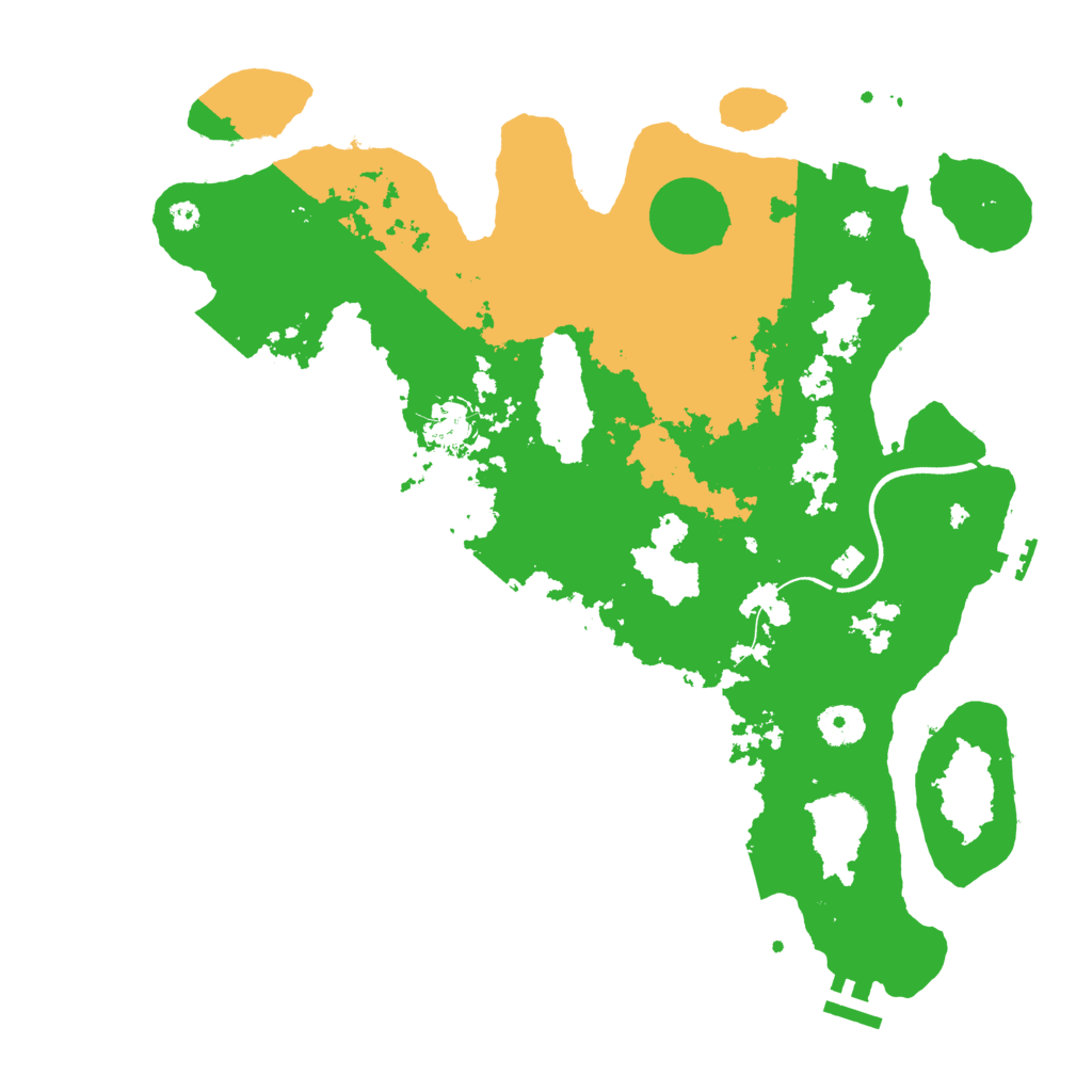 Biome Rust Map: Procedural Map, Size: 3750, Seed: 697841200