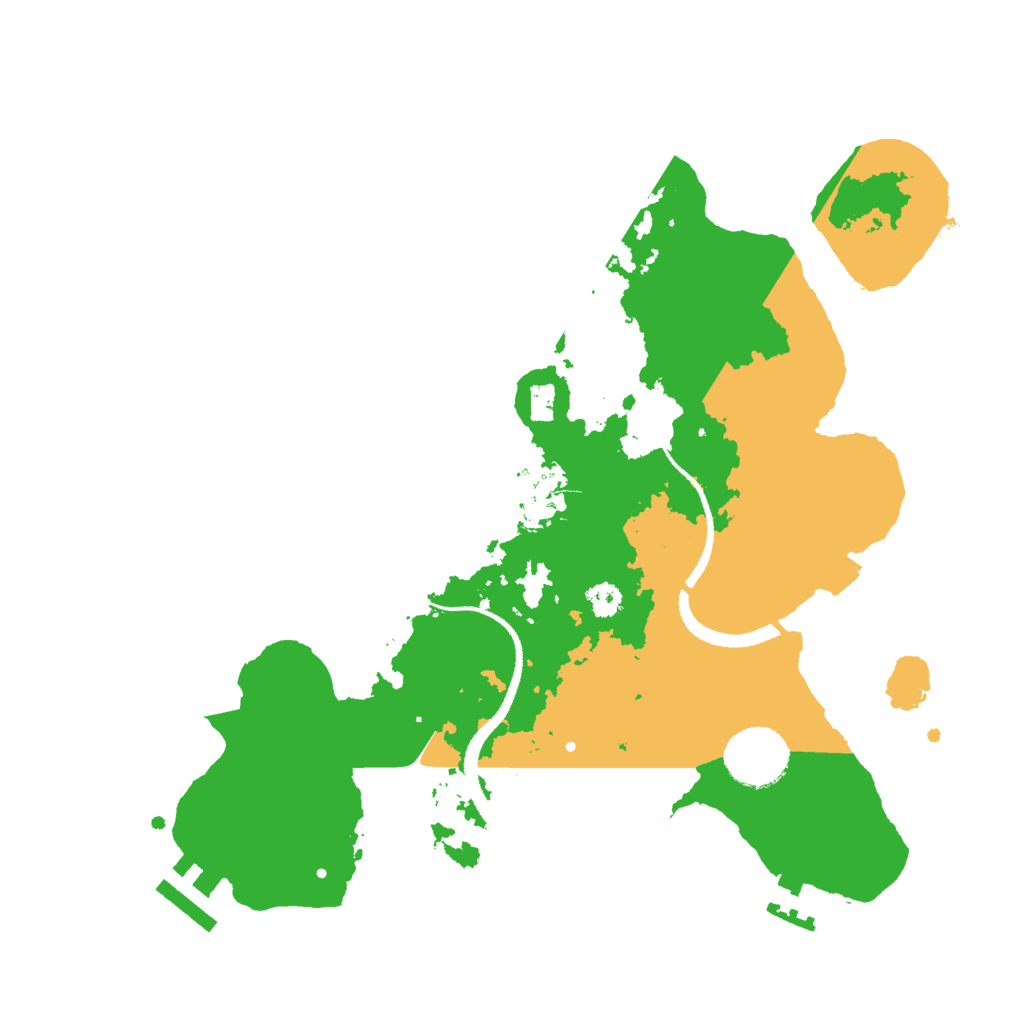 Biome Rust Map: Procedural Map, Size: 3000, Seed: 85768