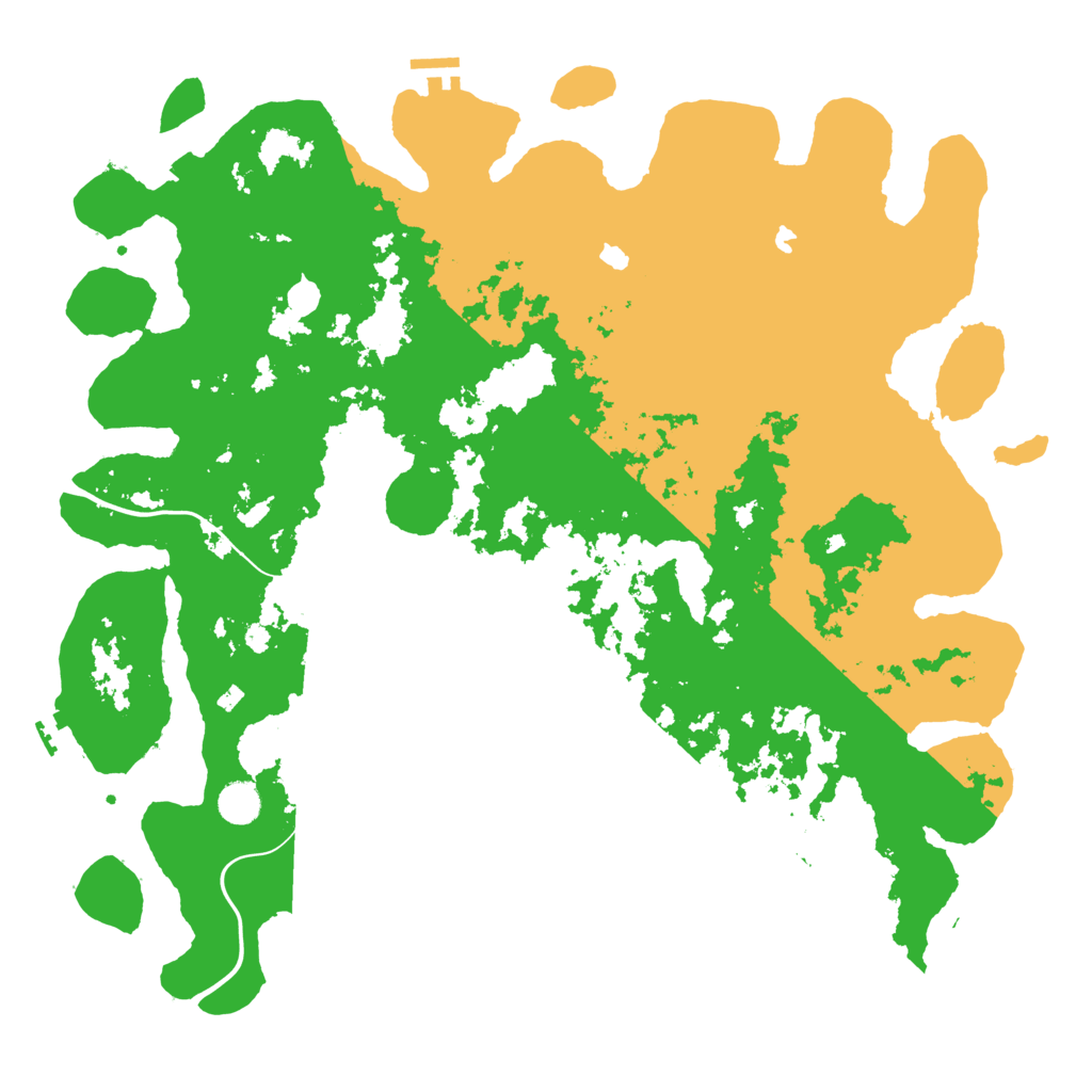 Biome Rust Map: Procedural Map, Size: 4500, Seed: 44134243
