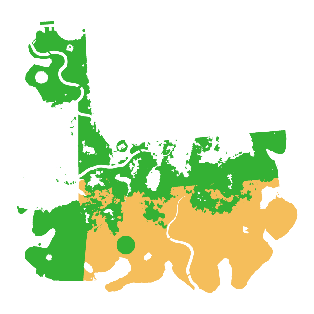 Biome Rust Map: Procedural Map, Size: 4500, Seed: 1828286390