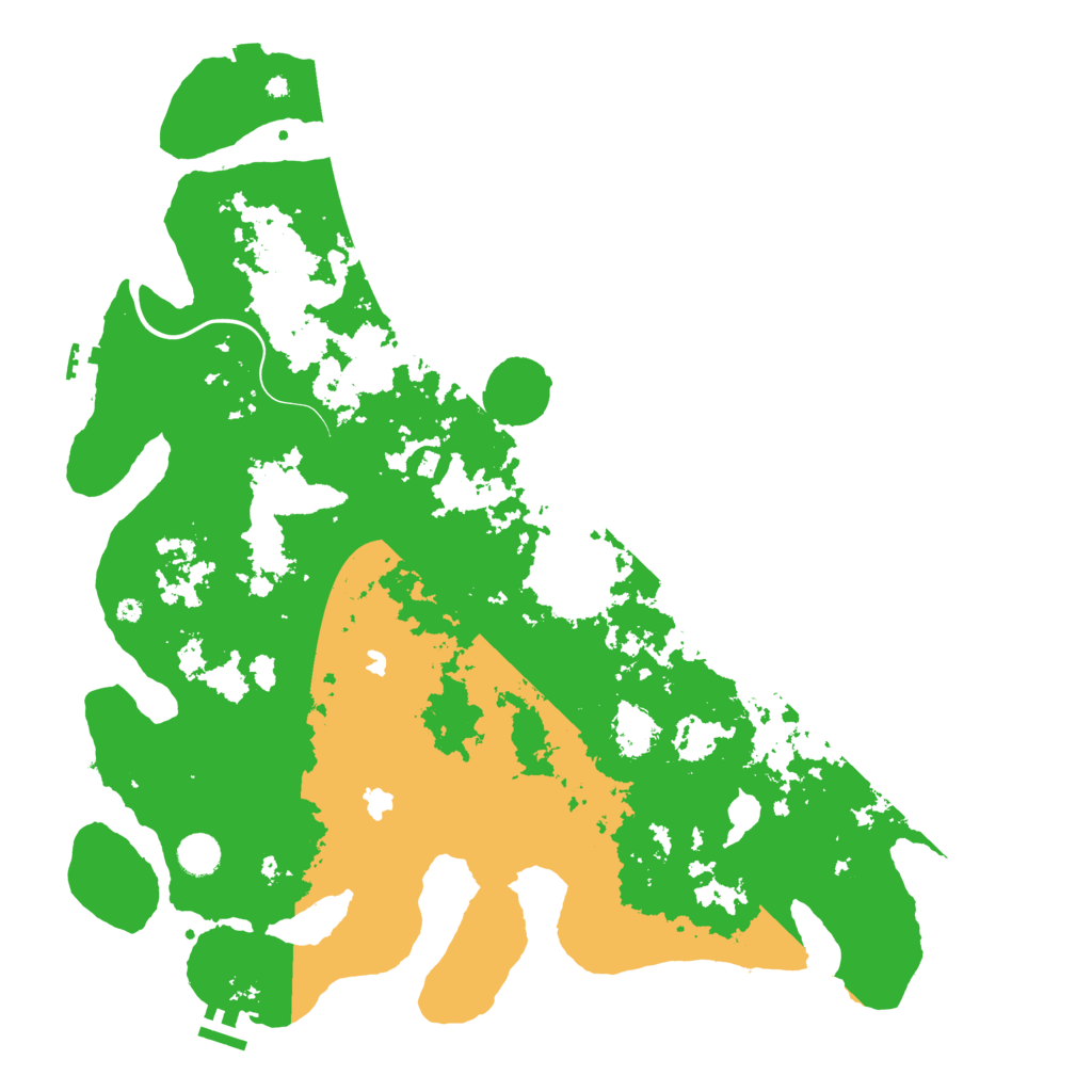 Biome Rust Map: Procedural Map, Size: 4500, Seed: 211769990