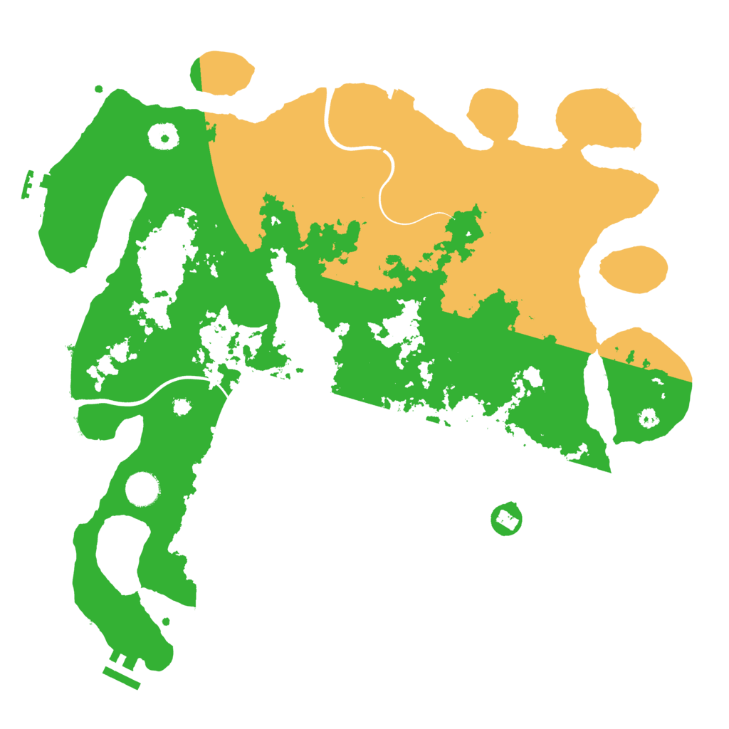 Biome Rust Map: Procedural Map, Size: 3750, Seed: 575920332