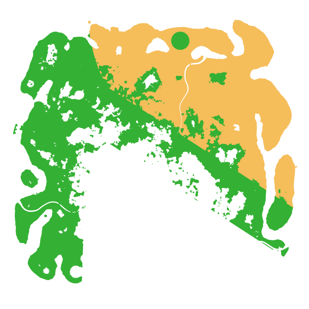 Biome Rust Map: Procedural Map, Size: 4500, Seed: 1724943535