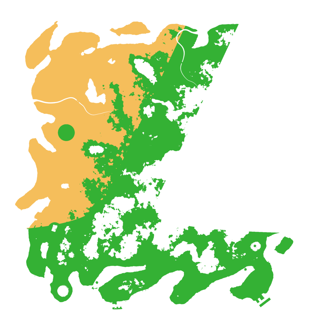 Biome Rust Map: Procedural Map, Size: 5000, Seed: 5794