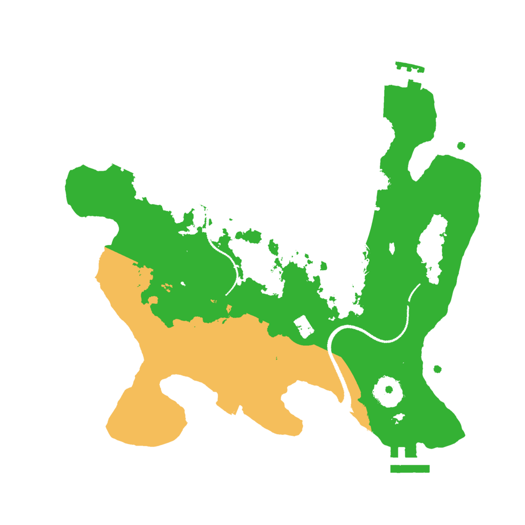 Biome Rust Map: Procedural Map, Size: 2700, Seed: 221592114