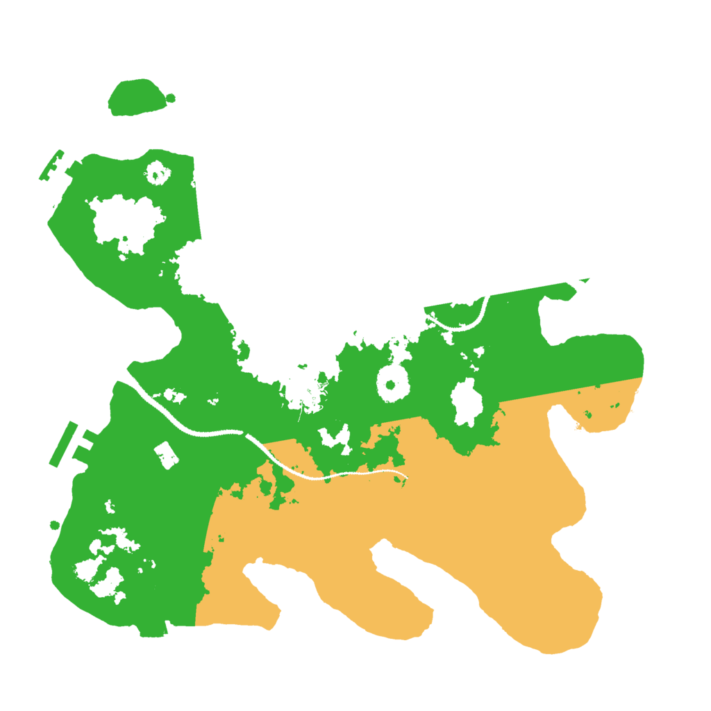 Biome Rust Map: Procedural Map, Size: 3000, Seed: 965055495