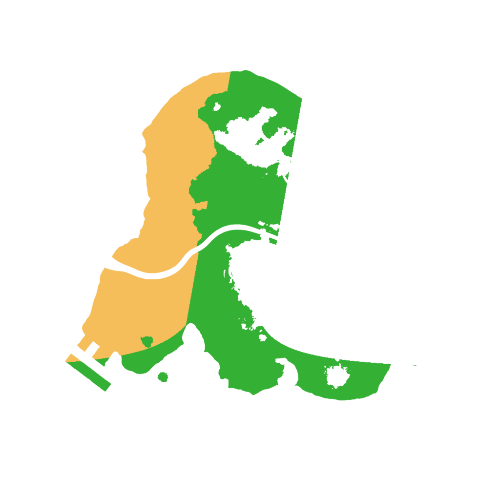 Biome Rust Map: Procedural Map, Size: 2000, Seed: 523389054