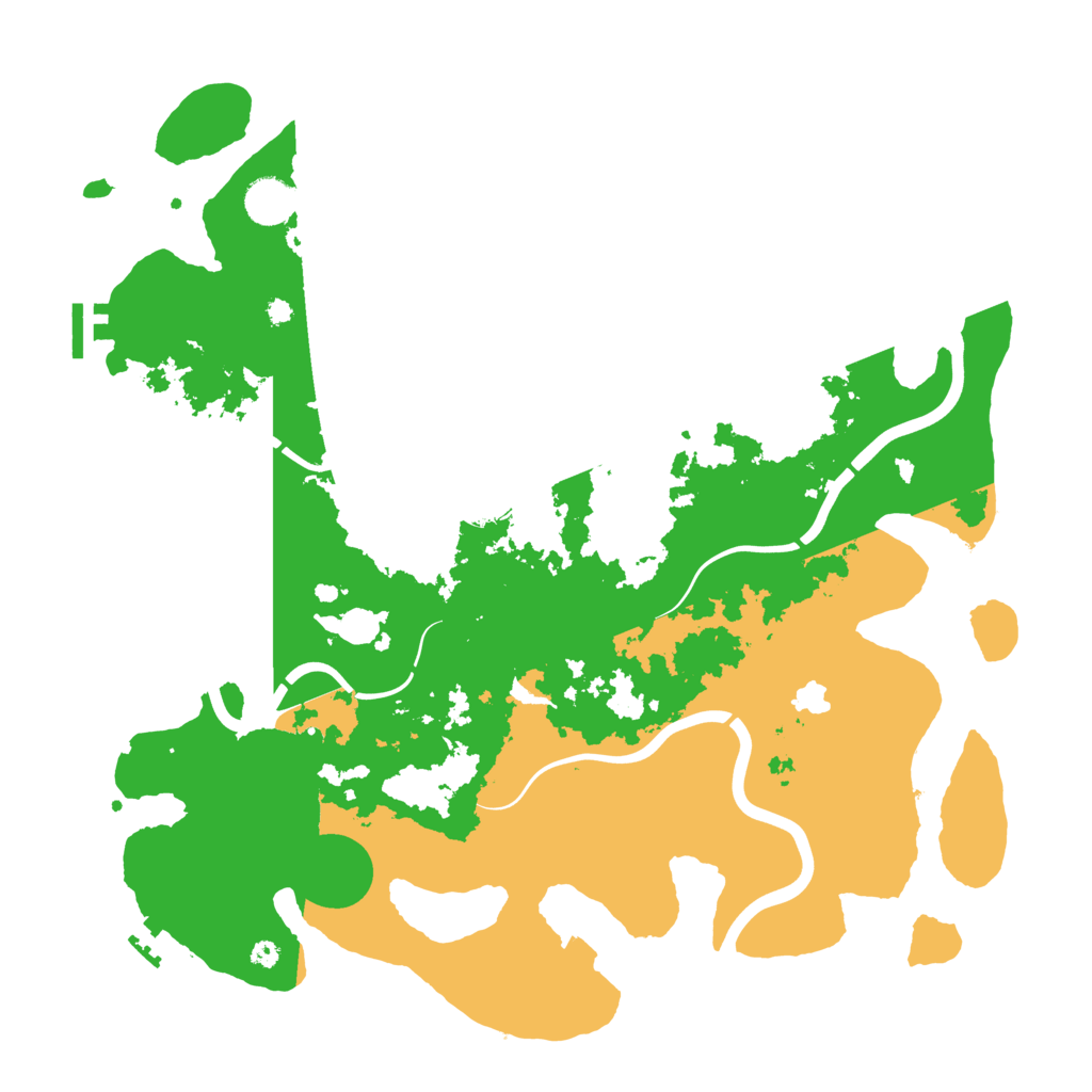 Biome Rust Map: Procedural Map, Size: 4000, Seed: 202504