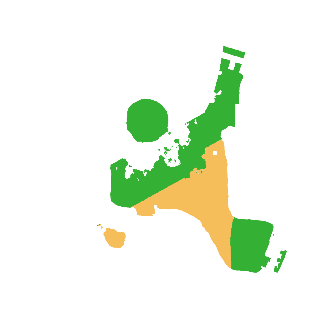 Biome Rust Map: Procedural Map, Size: 2000, Seed: 17177723
