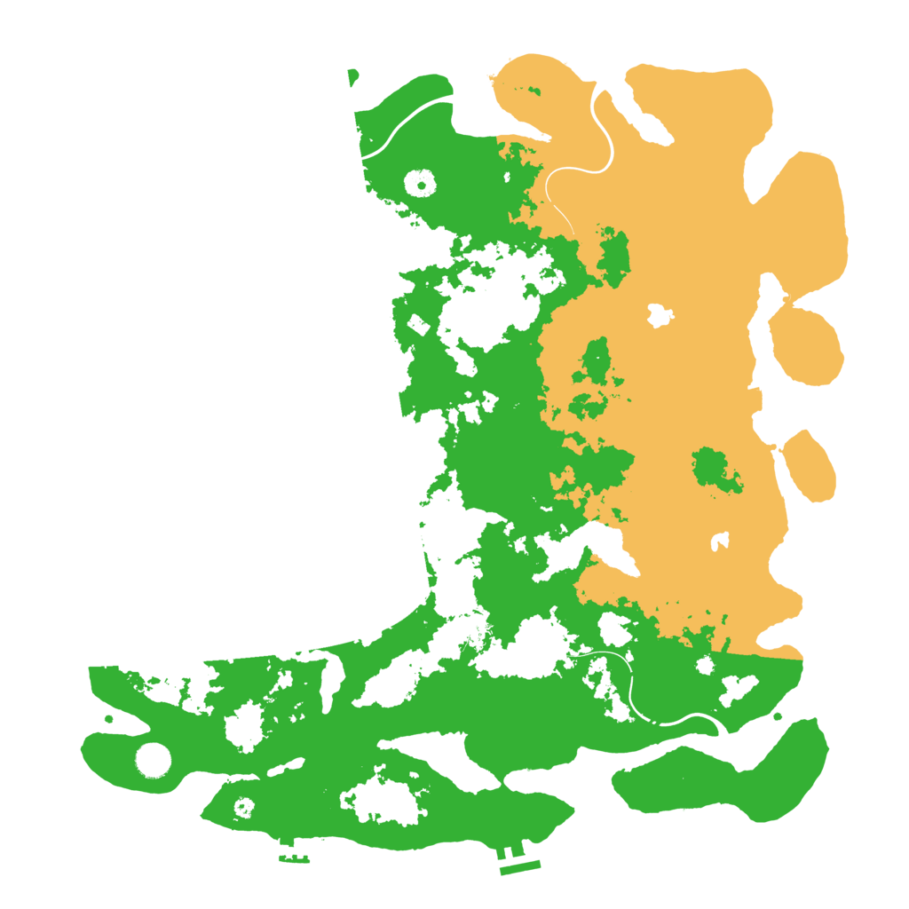 Biome Rust Map: Procedural Map, Size: 4500, Seed: 1265993845