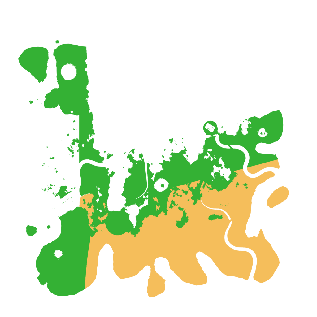 Biome Rust Map: Procedural Map, Size: 3600, Seed: 148484