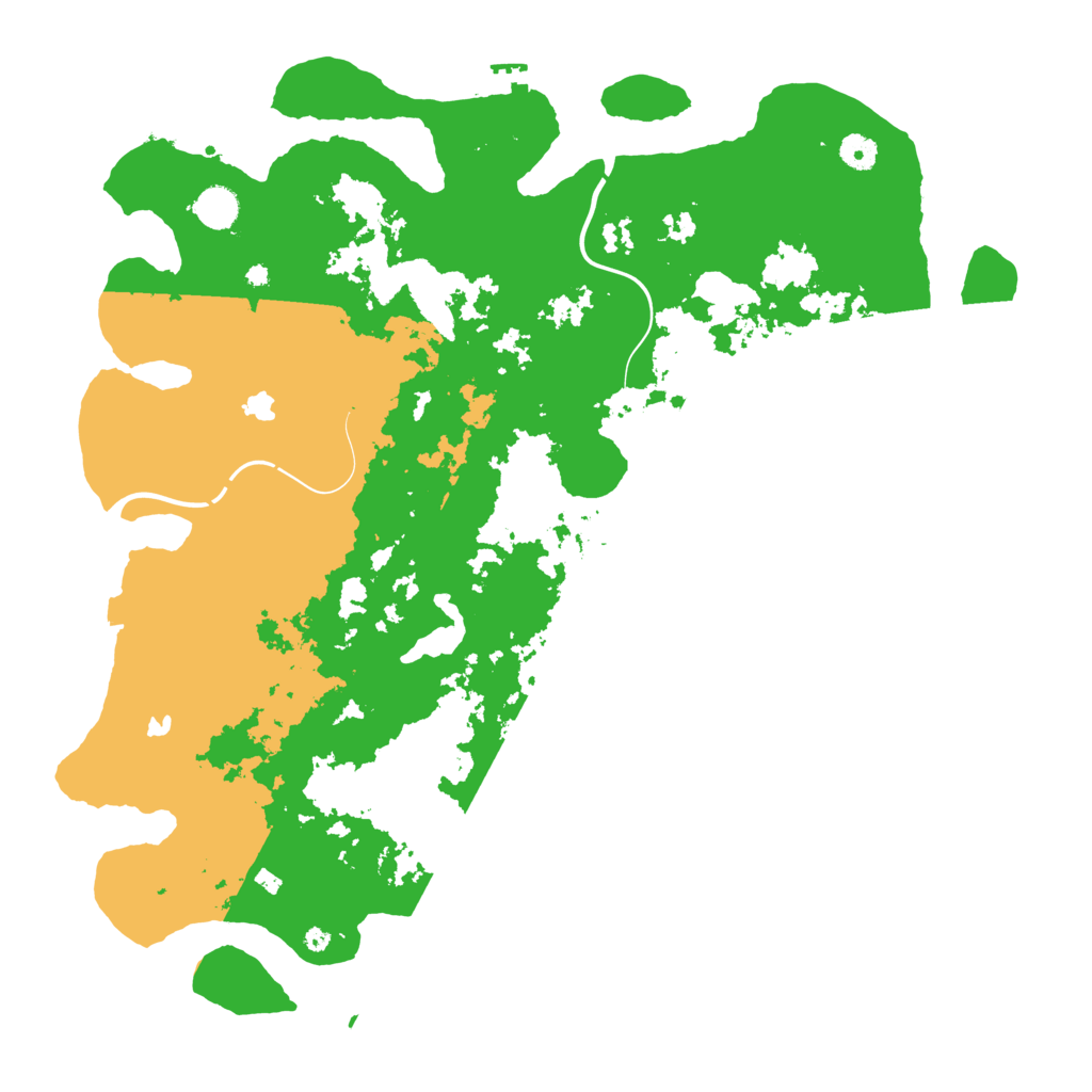 Biome Rust Map: Procedural Map, Size: 4500, Seed: 98747512