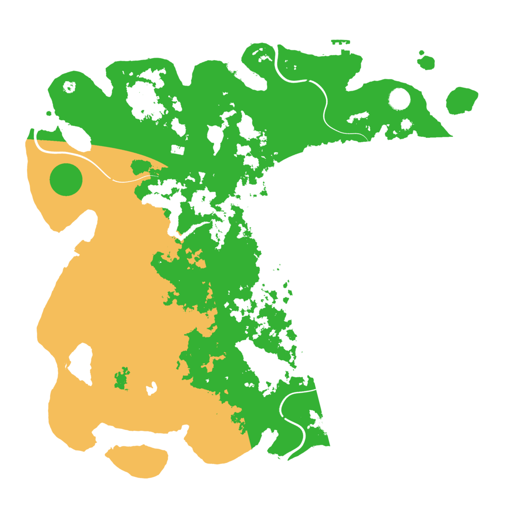 Biome Rust Map: Procedural Map, Size: 4150, Seed: 830148284